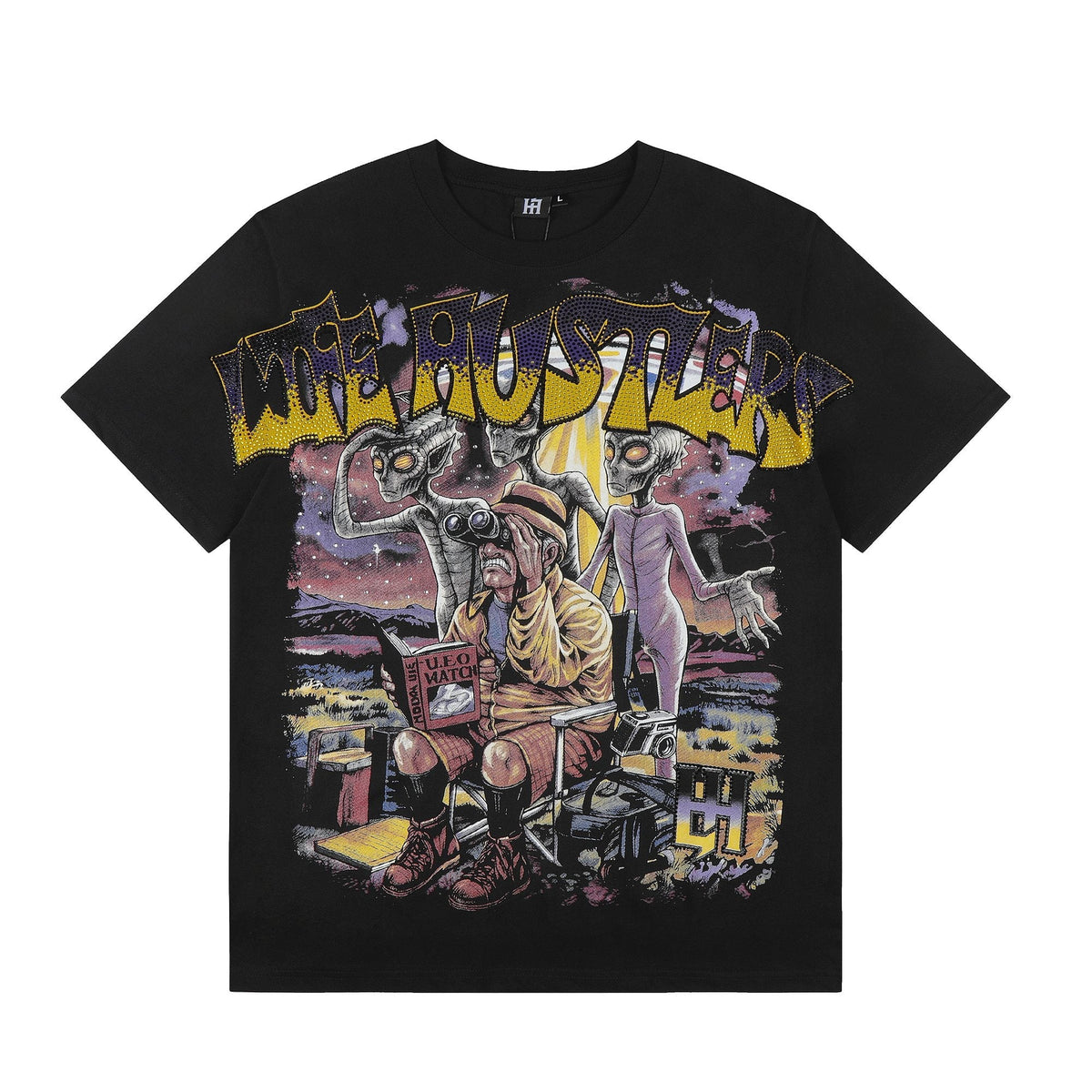 Life Hustlere Black No Days Off Graphic Short-Sleeve T-Shirt