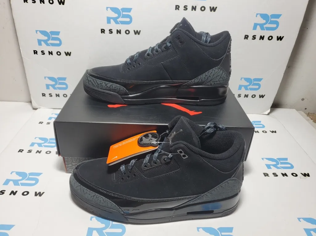 RSNOW Air Jordan 3 Retro Black Cat CT8532-001
