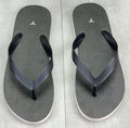 Prada Dark Gray and Black Flip-Flops