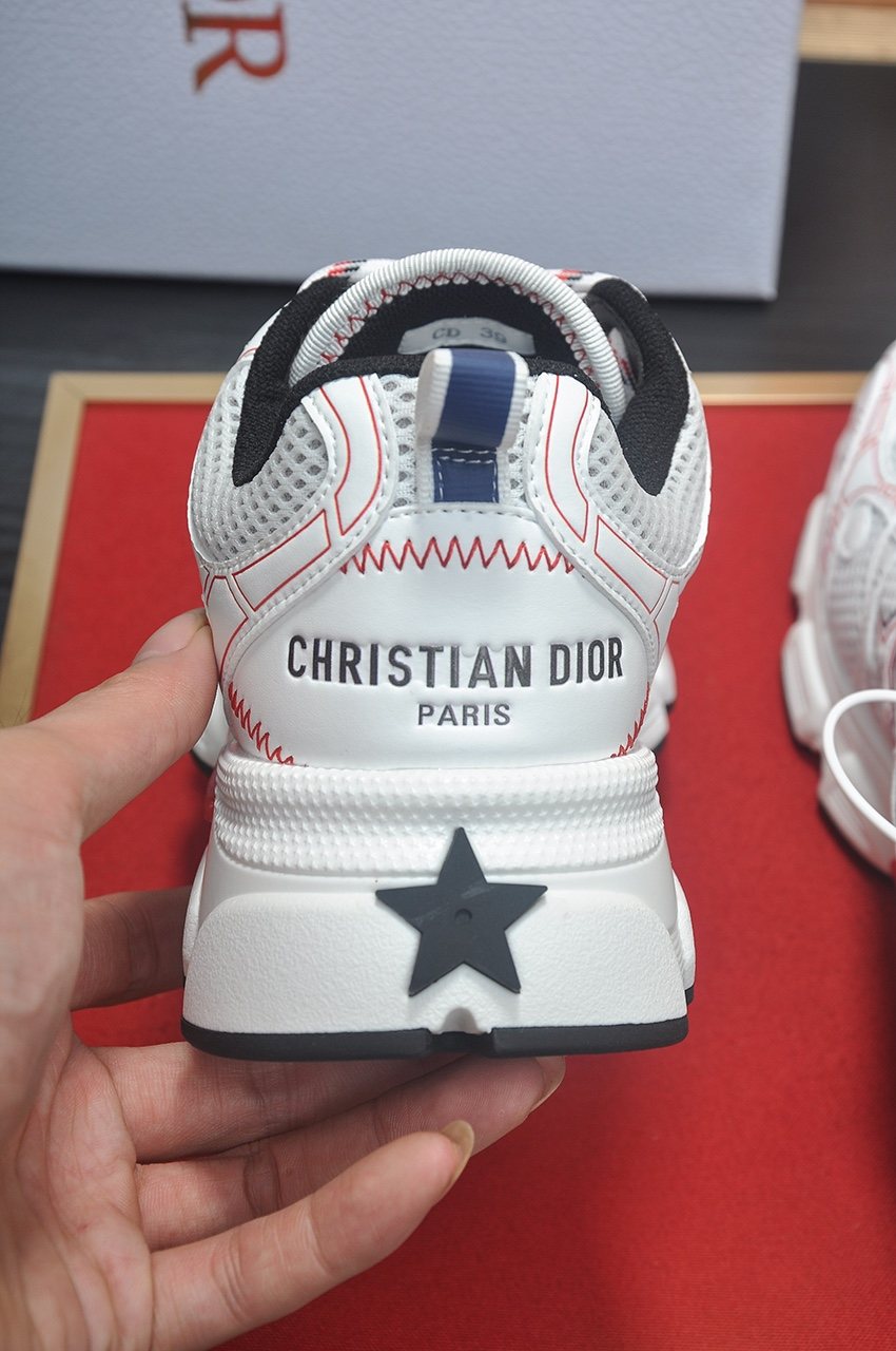 Dior Paneled Low-Top Sneakers