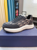 Dior Men's Patterned Low-Top Sneakers - Padded Collar