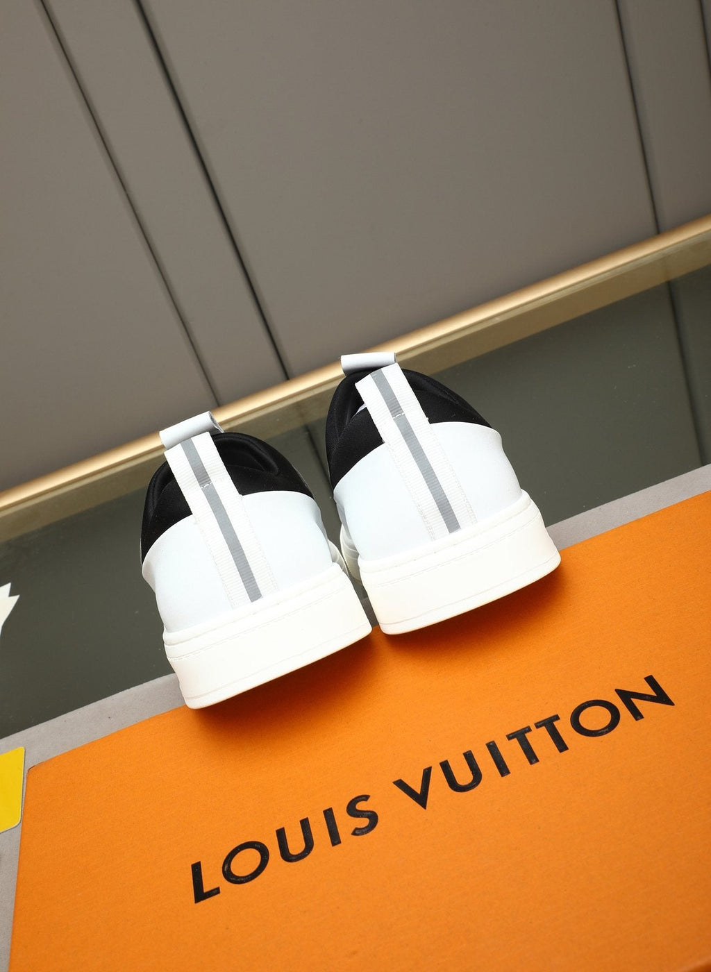Louis Vuitton Men's Monogram Slip-On Sneakers - Rounded Toe