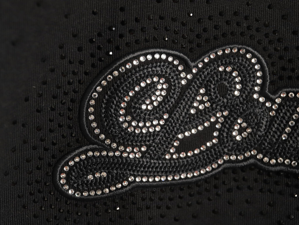 Louis Vuitton Script Lettering Graphic T-Shirt - Black